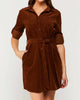 Delilah Dress in Brown - thumbnail