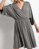 Comfortable Elegance Dress in Army - thumbnail