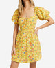Dare To Bare Mini Dress in Honeybee - thumbnail