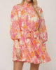 Coral Crush Dress in Pink And Orange - thumbnail