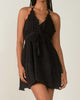 Halter Mini Dress in Black - thumbnail