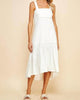 Lost In The Moment Dress in White - thumbnail
