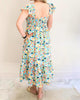 Polka Dot Smocked Midi Dress in Multi - thumbnail