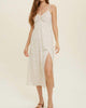 Cami Floral Midi Dress in Cream - thumbnail