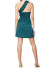Modern Mini Dress in Teal - thumbnail