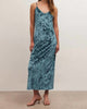 Selina Crushed Velvet Dress in Abyss - thumbnail
