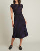 Penny Midi Dress in Black Rainbow Lurex - thumbnail