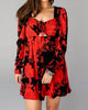 Emi Mini Skater Dress in Dahlia - thumbnail
