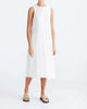 Darla Sleeveless Dress in White - thumbnail