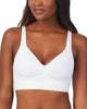 Cabana Cotton Seamless Built Up Wirefree Bra in White - thumbnail