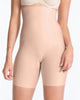 High-Waisted Midthigh Short in Soft Nude - thumbnail