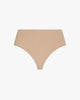 Classic Mid-Rise Thong in Beige - thumbnail