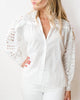 Leone Blouse in White - thumbnail