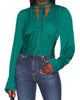 Meet Me There Top in Green Balsam - thumbnail