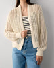 Open Mesh Cardigan in Ivory - thumbnail