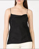 Cowl Neck Silk Cami in Black - thumbnail