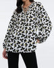 Freddie Blouse in Graphic Flower Ivory - thumbnail