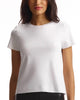 Essential Cotton Crewneck Tee in White - thumbnail