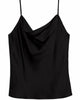 Kay Cowl Tank in Black - thumbnail
