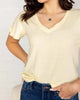 Fallon Flutter Tee in Lemon Zest - thumbnail