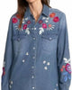 Mika Denim Pocket Shirt in Denim Blue - thumbnail