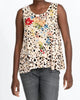 Josephine Velvet Swing Tank in Multi - thumbnail