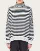 Sage Funnel Neck Sweater in Silver Haze/Coal - thumbnail