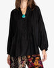 Shaki Silk Blouse in Black - thumbnail