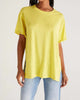 Rebel Oversized Tee in Limestone - thumbnail