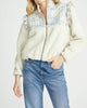Cream Sherpa Light Blue Bandana Combo in Cream - thumbnail
