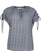 Luna Blouse in Navy - thumbnail
