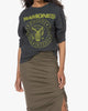 Ramones Crest Crew Long Sleeve Top in Vintage Black - thumbnail