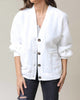 Kayla Cardigan in White - thumbnail