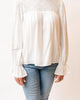 Cotton Eyelet Blouse in White - thumbnail