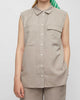 Linen Top in Moon Rock - thumbnail