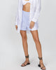 Formentera Linen Top in White - thumbnail