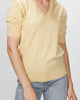 Elbow V-Neck Top in Honey - thumbnail