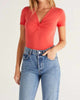 Tabby Twist Top in Firecracker - thumbnail