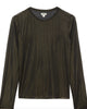 Tess Crew Neck Tee in Black - thumbnail