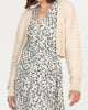 Sonia Rib Knit Shrug Cardigan in Sand - thumbnail