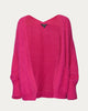 Solid Long Sleeve Cardigan in Hot Pink - thumbnail