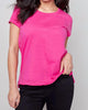 Solid Short Sleeve Top in Watermelon - thumbnail