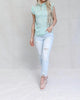 Spring Ruffle Top in Sage - thumbnail