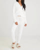 Sweater Jogger Pants in Winter White - thumbnail