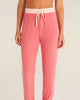 Sweetie Brushed Jogger in Pink - thumbnail
