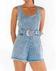 Spears Romper in Embelished Indigo - thumbnail