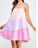 Sweet On Me Mini Dress in Pink Multi - thumbnail