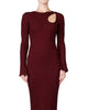 Space Dress in Burgundy - thumbnail