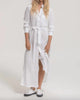 The Shirt Dress in Pure White - thumbnail