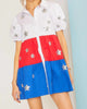 Star Patch Shirt Dress in Multi - thumbnail